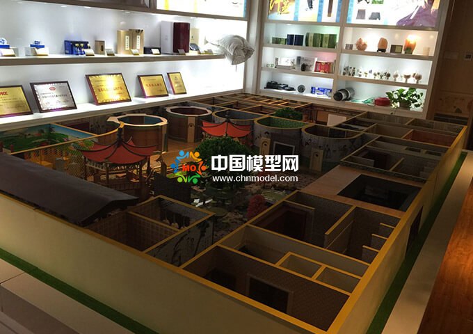 科美汗蒸房展示模型