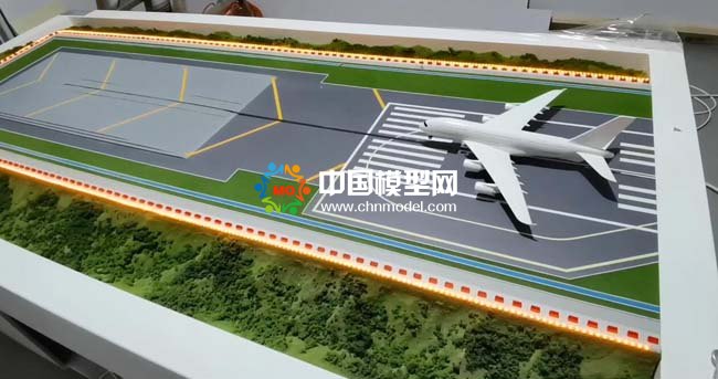 航科院飛機降落阻攔裝置沙盤模型