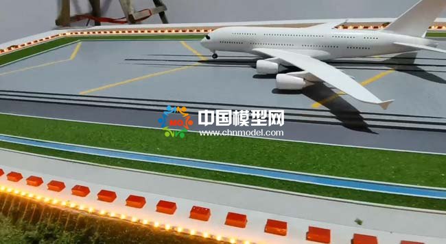 航科院飛機降落阻攔裝置沙盤模型