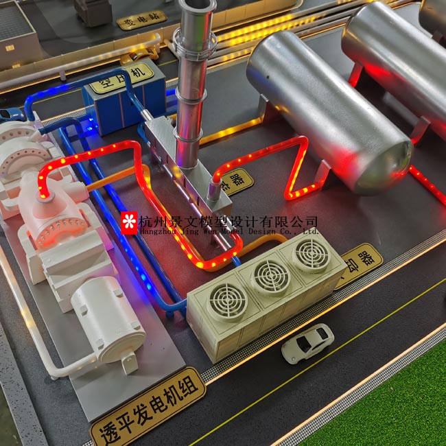 透平發電機模型