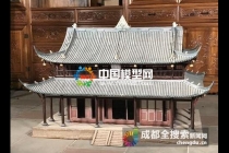 季國忠國內用廢紙做古建筑模型第一人